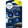 imageFebreze Car Ocean Scent Air Freshener Vent Clip 07 oz Car Vent Clip Pack of 4007 Fl Oz Pack of 4