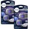 imageFebreze Car Ocean Scent Air Freshener Vent Clip 07 oz Car Vent Clip Pack of 4013 Fl Oz Pack of 2
