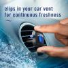 imageFebreze Car Ocean Scent Air Freshener Vent Clip 07 oz Car Vent Clip Pack of 41 Count Pack of 1
