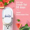 imageFebreze OdorFighting Fade Defy PLUG Air Freshener Southern Lilac Mornings Sweet Watermelon Vine Pack of 4 2 of Each 79 fl oz Oil Refill