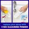 imageMr Clean Magic Eraser Sponge Bathroom Cleaner Soap Scum Shower ampamp Tub Cleaner 2 in 1 Bath 7ctLemon