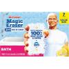 imageMr Clean Magic Eraser Sponge Bathroom Cleaner Soap Scum Shower ampamp Tub Cleaner 2 in 1 Bath 7ctLemon