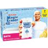 imageMr Clean Magic Eraser Sponge Bathroom Cleaner Soap Scum Shower ampamp Tub Cleaner 2 in 1 Bath 7ctLemon