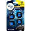 imageFebreze Car Ocean Scent Air Freshener Vent Clip 07 oz Car Vent Clip Pack of 4007 Fl Oz Pack of 4