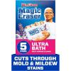 imageMr Clean Magic Eraser Sponge Bathroom Cleaner Soap Scum Shower ampamp Tub Cleaner 2 in 1 Bath 7ctLavender
