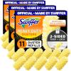 imageSwiffer Dusters Refill for Cleaning Feather ampamp Microfiber Duster Disposable Alternative For Dusting Furniture Blinds Ceiling Fans Walls Helps Remove Allergens Heavy Duty Unscented 11ct11 Count Pack of 3