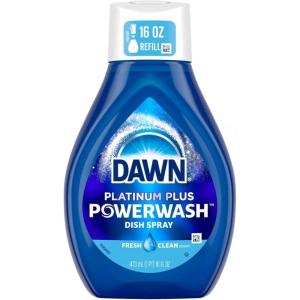 imageDawn Powerwash Spray Dish Soap Dishwashing Liquid Cleaning Supplies Lemon 1 Starter Kit  3 Refills 4 units of 16oz 64ozFresh No