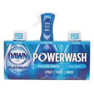 imageDawn Powerwash Spray Dish Soap Dishwashing Liquid Cleaning Supplies Lemon 1 Starter Kit  3 Refills 4 units of 16oz 64ozFresh Scent