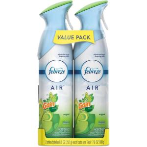 imageFebreze Air Effects OdorFighting Air Freshener Apple Cider Cranberry Tart Heavy Duty Crisp Clean 88 oz Aerosol Can Pack of 3Original