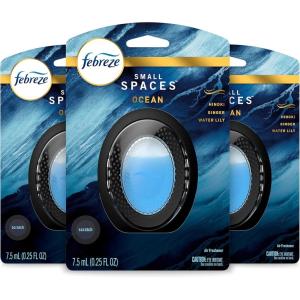 imageFebreze Bathroom Air Freshener OdorFighting Plug In Alternative Air Fresheners for Home and Bathroom and Kitchen Closet Air Fresheners Ocean Scent 4 Count  Packaging May Vary025 Fl Oz Pack of 3
