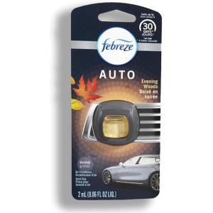 imageFebreze Car Air Freshener Vent Clip Laundry Fresh Scent 07 oz Car Vent Clip Pack of 4Forest