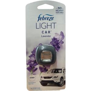 imageFebreze Car Air Freshener Vent Clip Laundry Fresh Scent 07 oz Car Vent Clip Pack of 4Light Lavender