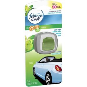 imageFebreze Car Air Freshener Vent Clip Laundry Fresh Scent 07 oz Car Vent Clip Pack of 4Original