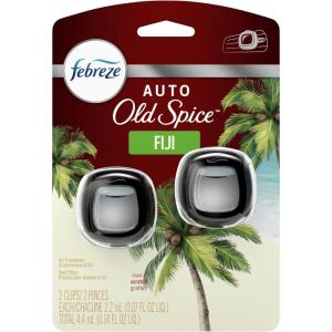 imageFebreze Car Air Freshener Vent Clip Old Spice Scent 07 oz Car Vent Clip Pack of 4007 Fl Oz Pack of 2