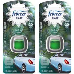 imageFebreze Car Ocean Scent Air Freshener Vent Clip 07 oz Car Vent Clip Pack of 4006 Fl Oz Pack of 2