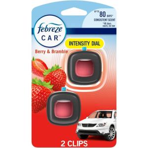 imageFebreze Car Ocean Scent Air Freshener Vent Clip 07 oz Car Vent Clip Pack of 4007 Fl Oz Pack of 2