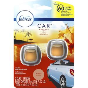 imageFebreze Car Ocean Scent Air Freshener Vent Clip 07 oz Car Vent Clip Pack of 4013 Fl Oz Pack of 8
