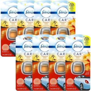imageFebreze Car Ocean Scent Air Freshener Vent Clip 07 oz Car Vent Clip Pack of 4048 Fl Oz Pack of 1
