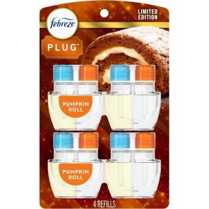 imageFebreze Plug In Air Freshener OdorFighting Scented Oil Refill Pumpkin Roll Scent 4 RefillPumpkin Roll