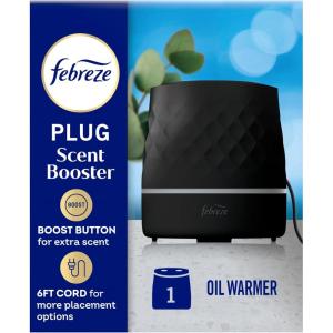 imageFebreze Plug Scent Booster Continuous Scent Device Oil Diffuser Compatible with Febreze Air Freshener Plug in RefillsBlack
