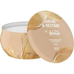 imageFebreze Scented Candle Soothe ampamp Restore Scent 11 oz 4 Wick Candle Single PackSoothe  Restore