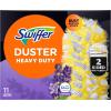 imageSwiffer Dusters Refill for Cleaning Feather ampamp Microfiber Duster Disposable Alternative for Dusting Furniture Blinds Ceiling Fans Walls Helps Remove Allergens Heavy Duty Lavender 11ct