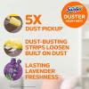 imageSwiffer Dusters Refill for Cleaning Feather ampamp Microfiber Duster Disposable Alternative for Dusting Furniture Blinds Ceiling Fans Walls Helps Remove Allergens Heavy Duty Lavender 11ct