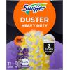 imageSwiffer Dusters Refill for Cleaning Feather ampamp Microfiber Duster Disposable Alternative for Dusting Furniture Blinds Ceiling Fans Walls Helps Remove Allergens Heavy Duty Lavender 11ct