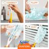 imageSwiffer Dusters Refill for Cleaning Made by SWIFFER Feather ampamp Microfiber Duster Disposable Alternative for Dusting Furniture Blinds Ceiling Fans Walls Helps Remove Allergens Unscented 18ct18 Count Pack of 1