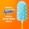 imageSwiffer Dusters Refill for Cleaning Made by SWIFFER Feather ampamp Microfiber Duster Disposable Alternative for Dusting Furniture Blinds Ceiling Fans Walls Helps Remove Allergens Unscented 18ct18 Count Pack of 1