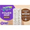 imageSwiffer PowerMop Wood Mopping Pad Refills for Floor Cleaning 11 Count