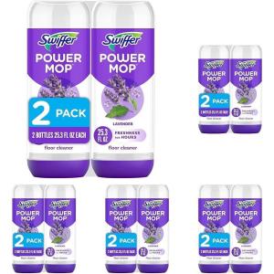 imageSwiffer Power Mop Refill Solution Floor Cleaner for Mopping Tile Vinyl Laminate Wood in Home Bathroom Kitchen All Purpose MultiSurface Solution for Floor Cleaning Lavender Scent 506ozLavender