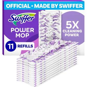 imageSwiffer PowerMop MultiSurface Mopping Pad Refills Made by Swiffer for Floor Cleaning 11 Count11 Count