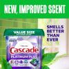 imageCascade Platinum Plus Dishwasher Pods Dish Detergent Soap Clean Scent 62 Count