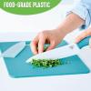 imageGreenLife Cutting Board Set 8x12quot ampamp 10x14quot Extra Durable Meal Prep NonSlip Grip Handles Crack Resistant Dishwasher Safe Reversible Versatile Kitchen Essentials BlueCaribbean Blue