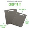 imageGreenLife Cutting Board Set 8x12quot ampamp 10x14quot Extra Durable Meal Prep NonSlip Grip Handles Crack Resistant Dishwasher Safe Reversible Versatile Kitchen Essentials BlueGray