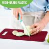imageGreenLife Cutting Board Set 8x12quot ampamp 10x14quot Extra Durable Meal Prep NonSlip Grip Handles Crack Resistant Dishwasher Safe Reversible Versatile Kitchen Essentials BlueScarlet Red