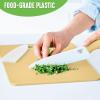 imageGreenLife Cutting Board Set 8x12quot ampamp 10x14quot Extra Durable Meal Prep NonSlip Grip Handles Crack Resistant Dishwasher Safe Reversible Versatile Kitchen Essentials BlueYellow