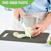 imageGreenLife Cutting Board Set 8x12quot ampamp 10x14quot Extra Durable Meal Prep NonSlip Grip Handles Crack Resistant Dishwasher Safe Reversible Versatile Kitchen Essentials BlueGray