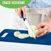 imageGreenLife Cutting Board Set 8x12quot ampamp 10x14quot Extra Durable Meal Prep NonSlip Grip Handles Crack Resistant Dishwasher Safe Reversible Versatile Kitchen Essentials BlueBlue