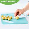 imageGreenLife Cutting Board Set 8x12quot ampamp 10x14quot Extra Durable Meal Prep NonSlip Grip Handles Crack Resistant Dishwasher Safe Reversible Versatile Kitchen Essentials BlueTurquoise