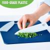 imageGreenLife Cutting Board Set 8x12quot ampamp 10x14quot Extra Durable Meal Prep NonSlip Grip Handles Crack Resistant Dishwasher Safe Reversible Versatile Kitchen Essentials BlueBlue