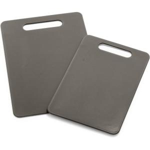 imageGreenLife Cutting Board Set 8x12quot ampamp 10x14quot Extra Durable Meal Prep NonSlip Grip Handles Crack Resistant Dishwasher Safe Reversible Versatile Kitchen Essentials BlueGray