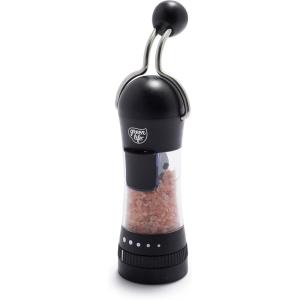 imageGreenLife Ratchet Mill Set Salt and Pepper Grinder MessFree Adjustable Coarseness and Easily Refillable Kitchen Tool Seasoning Spice Mill Ergonomic NoTwist Grinding Black ampamp WhiteBlack
