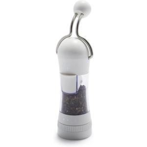 imageGreenLife Ratchet Mill Set Salt and Pepper Grinder MessFree Adjustable Coarseness and Easily Refillable Kitchen Tool Seasoning Spice Mill Ergonomic NoTwist Grinding Black ampamp WhiteWhite