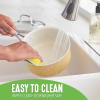 imageGreenLife Artisan Healthy Ceramic Nonstick 5QT Saute Pan Jumbo Cooker with Helper Handle and Lid Stainless Steel Handle PFASFree Dishwasher Safe Oven Safe TurquoiseYellow