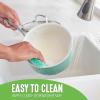 imageGreenLife Artisan Healthy Ceramic Nonstick 5QT Saute Pan Jumbo Cooker with Helper Handle and Lid Stainless Steel Handle PFASFree Dishwasher Safe Oven Safe TurquoiseTurquoise