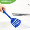 imageGreenLife Cooking Tools and Utensils 7 Piece Nylon Set including Spatulas Turner Spoons and Tongs Dishwasher Safe Light YellowBlue