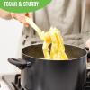 imageGreenLife Cooking Tools and Utensils 7 Piece Nylon Set including Spatulas Turner Spoons and Tongs Dishwasher Safe Light YellowLight Yellow