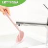 imageGreenLife Cooking Tools and Utensils 7 Piece Nylon Set including Spatulas Turner Spoons and Tongs Dishwasher Safe Light YellowPink